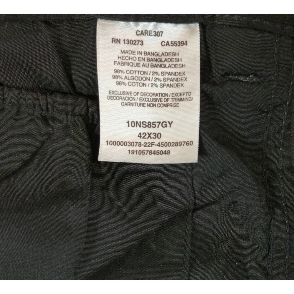 Wrangler ATG Jackson Utility Pants Mens 42x30 Gray Straight Leg Hiking Workwear - Picture 11 of 14